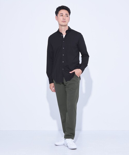 green label relaxing(グリーンレーベルリラクシング)の「【WEB限定】JUST fit デイリー アムンゼン イージー スウェット パンツ(スウェットパンツ・メンズ・ブラック/ネイビー/ダークグレー・S/M/XL/L)」の6枚目の写真
