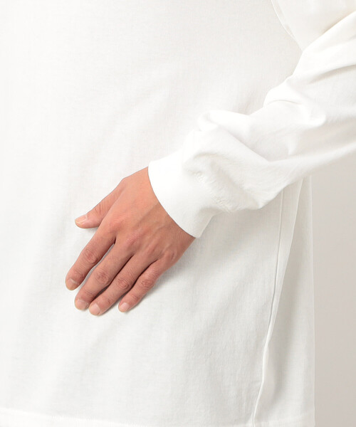 Purple&Yellow（パープルアンドイエロー）の「モックネック長袖Ｔシャツ（Tシャツ/カットソー・メンズ・ブラック/ホワイト・SMALL/MEDIUM/LARGE）」の16枚目の写真