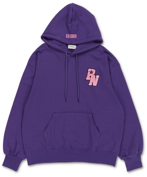 SPINNS（スピンズ）の「RN STARロゴプルオーバーパーカー（パーカー・レディース・ブラック/オフホワイト/オートミール/ピンク/パープル・ONESIZE）」の19枚目の写真