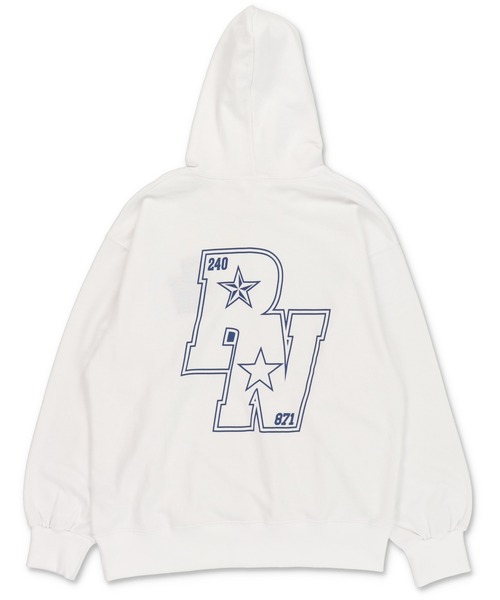 SPINNS（スピンズ）の「RN STARロゴプルオーバーパーカー（パーカー・レディース・ブラック/オフホワイト/オートミール/ピンク/パープル・ONESIZE）」の18枚目の写真