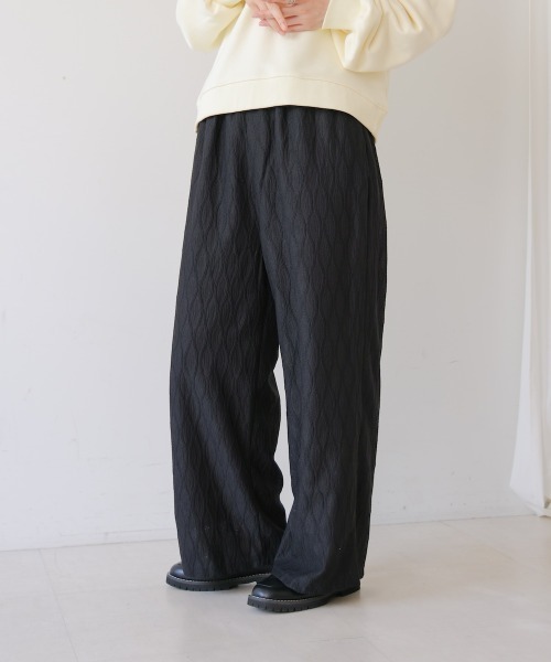 Bou Jeloud(ブージュルード)の「ナミ柄ジャガードパンツ(その他パンツ・レディース・オリーブ/ブラック/ブラウン・FREE)」の11枚目の写真
