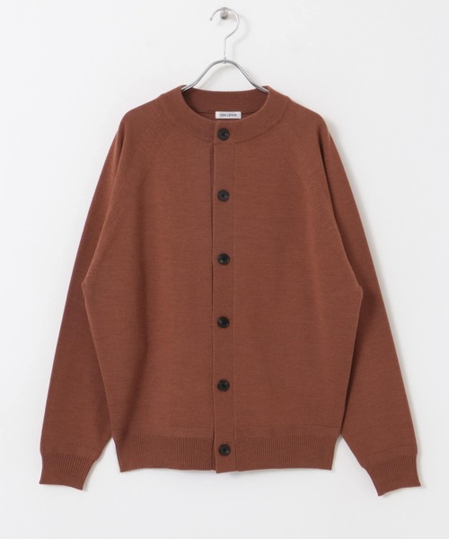 FORK&SPOON(フォークアンドスプーン)の「FORK&SPOON ウーステッドヤーンクルーネックカーディガン(カーディガン/ボレロ・メンズ・オレンジ系その他/ブラック/ライトグレー・4/5)」の21枚目の写真