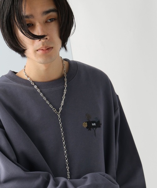 HARE（ハレ）の「HAREタグロゴシシュウスウェット(HARE