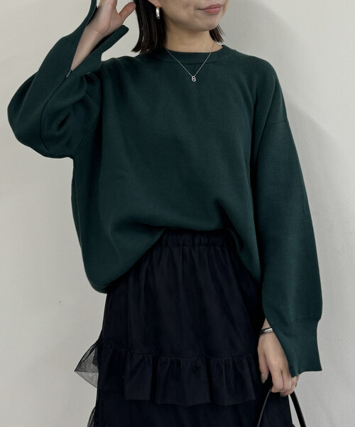 LOUNGEDRESS（ラウンジドレス）の「袖ZIPニット（ニット/セーター