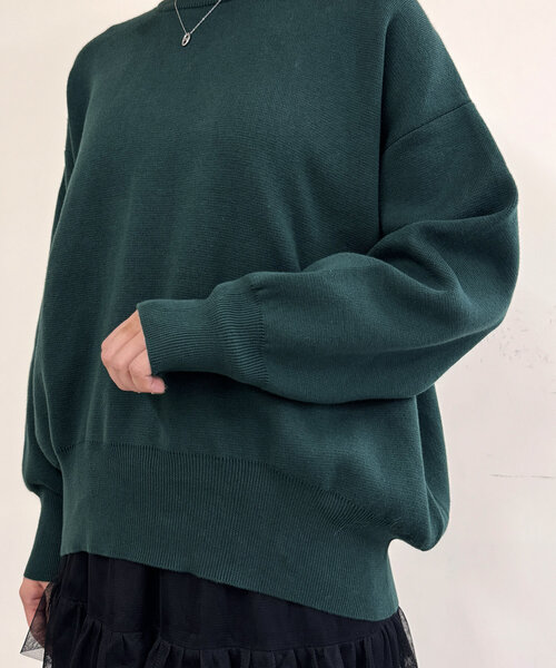 LOUNGEDRESS（ラウンジドレス）の「袖ZIPニット（ニット/セーター