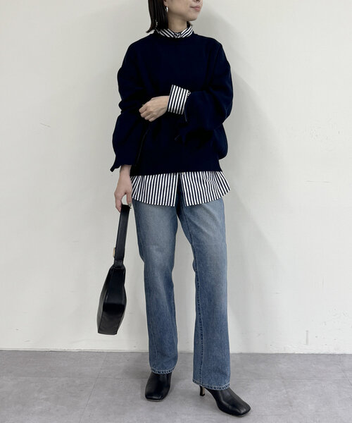 LOUNGEDRESS（ラウンジドレス）の「袖ZIPニット（ニット/セーター