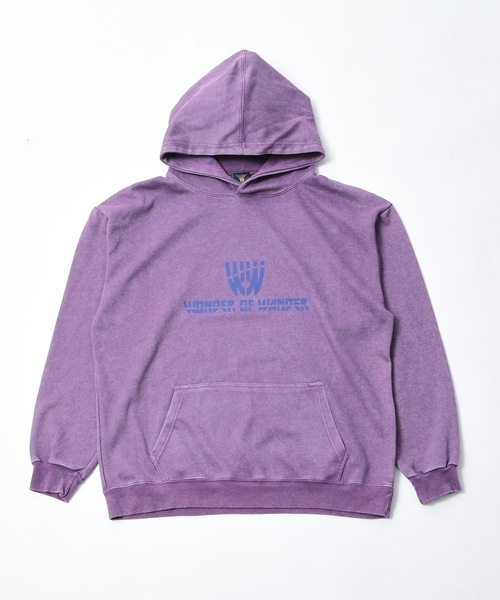 WONDER OF WANDER(ワンダーオブワンダー)の「Front Logo Light Hoodie(パーカー・メンズ・パープル/ブラック/グレー・L/M/XL)」の6枚目の写真