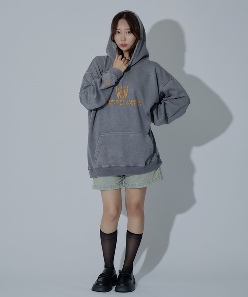パーカー・フーディ AFTER PRAY Presence Alien Print Hoodie Brown 233CTS107_BR LASTMAN - 【ラスト1点】PRINTED HOODIE 