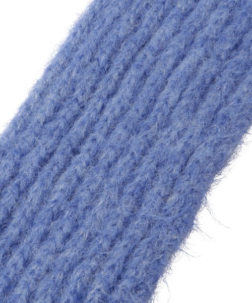 ROPE' PICNIC(ロペピクニック)の「スリムリブニットマフラー(マフラー・レディース・ブルー/グレー/キナリ・FREE)」の7枚目の写真