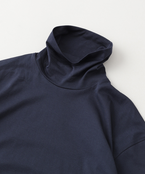 SUNSPEL(サンスペル)の「SUNSPEL(サンスペル) Roll Neck Tシャツ MTSH0034(Tシャツ/カットソー・メンズ・ブラック/ネイビー・LARGE/X-LARGE)」の4枚目の写真