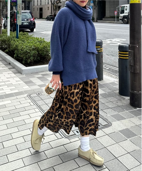 archives（アルシーヴ）の「【Ltd.】STOLE KNIT（ニット/セーター・レディース・レッド/ネイビー・MEDIUM）」の13枚目の写真