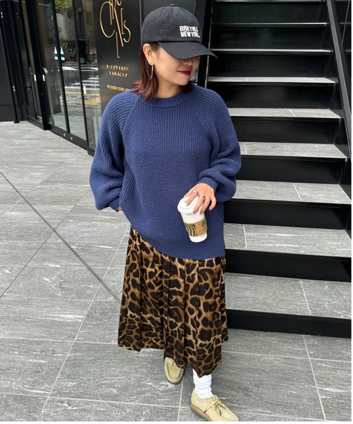 archives（アルシーヴ）の「【Ltd.】STOLE KNIT（ニット/セーター・レディース・レッド/ネイビー・MEDIUM）」の19枚目の写真