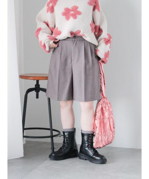 ehka sopo(エヘカソポ)の「シャーリングトートバッグ(ハンドバッグ・レディース・ブラック/オフホワイト/ピンク・F)」の11枚目の写真