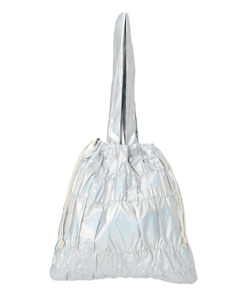 ehka sopo(エヘカソポ)の「シャーリングトートバッグ(ハンドバッグ・レディース・ブラック/オフホワイト/ピンク・F)」の7枚目の写真