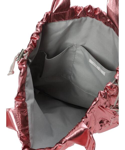 ehka sopo(エヘカソポ)の「シャーリングトートバッグ(ハンドバッグ・レディース・ブラック/オフホワイト/ピンク・F)」の15枚目の写真