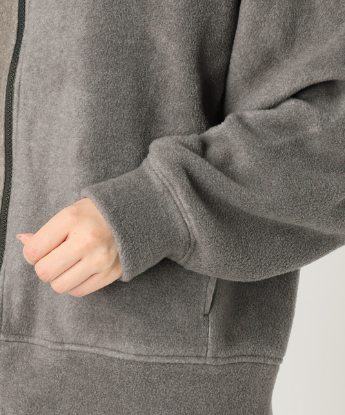 JOURNAL STANDARD(ジャーナルスタンダード)の「《WEB限定追加2》フリースダブルジップハイネックブルゾン(ブルゾン・レディース・ライトグレー・FREE)」の15枚目の写真