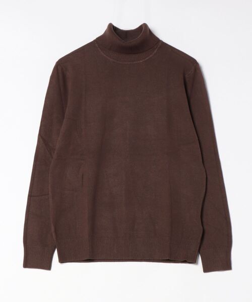 aimoha（アイモハ）の「【aimoha neo】Standard Turtleneck Knit Sweater（ニット/セーター・メンズ・ブラック/チョコ/ライトベージュ・MEDIUM/LARGE/X-LARGE/XX-LARGE）」の9枚目の写真