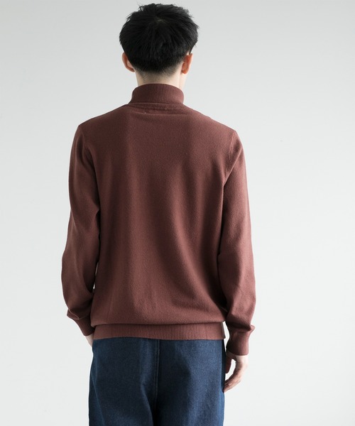 aimoha（アイモハ）の「【aimoha neo】Standard Turtleneck Knit Sweater（ニット/セーター・メンズ・ブラック/チョコ/ライトベージュ・MEDIUM/LARGE/X-LARGE/XX-LARGE）」の12枚目の写真