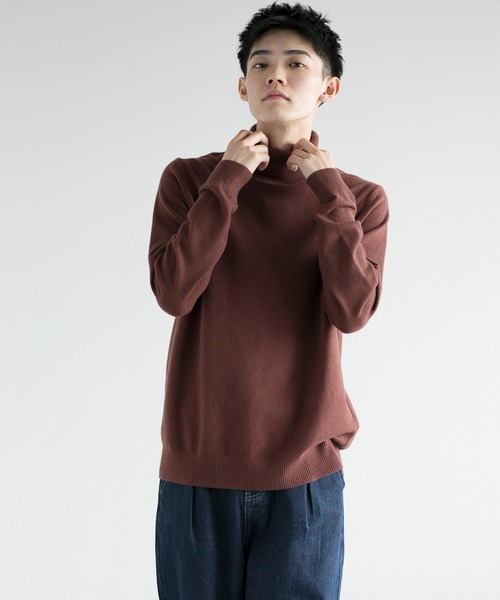 aimoha（アイモハ）の「【aimoha neo】Standard Turtleneck Knit Sweater（ニット/セーター・メンズ・ブラック/チョコ/ライトベージュ・MEDIUM/LARGE/X-LARGE/XX-LARGE）」の21枚目の写真