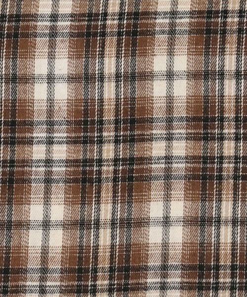 PHILLY（フィリー）の「【2点セット】ビスチェセットチェックシャツ（シャツ/ブラウス・レディース・ブラウン/ベージュ/ブラック・FREE）」の4枚目の写真