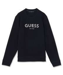 Guess(�Q�X)��GUESS Box Cn Sweatshirt �X�E�F�b�g �g���[�i�[(�X�E�F�b�g)
