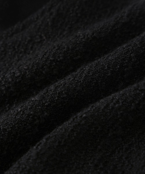 JUNRED（ジュンレッド）の「ツイードMA-1（MA-1・メンズ・ブラック/ブラック系その他・S/M/L）」の4枚目の写真