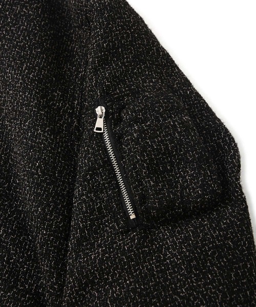 JUNRED（ジュンレッド）の「ツイードMA-1（MA-1・メンズ・ブラック/ブラック系その他・S/M/L）」の11枚目の写真