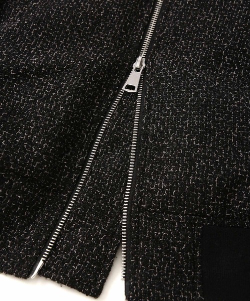 JUNRED（ジュンレッド）の「ツイードMA-1（MA-1・メンズ・ブラック/ブラック系その他・S/M/L）」の12枚目の写真