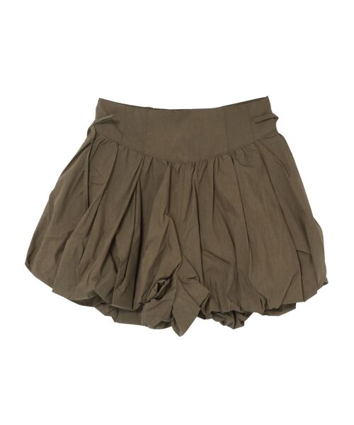CALNAMUR（カルナムール）の「SKIRT LIKE BALOON MINI CULOTTES/スカートライクバルーンミニキュロット（その他パンツ・レディース・ブルー/カーキ/ホワイト/ブラック・FREE）」の4枚目の写真