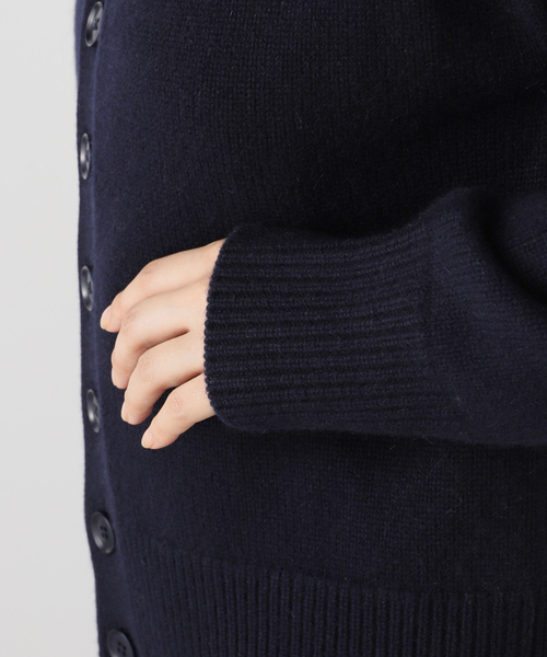 EXTREME CASHMERE X/エクストリームカシミヤ CLOVER Vネックカーデ