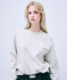 CROPPED SWEATSHIRT SQUARE LOGO / クロップド スウェット シャツ スクエア ロゴ