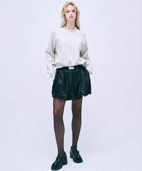 CROPPED SWEATSHIRT SQUARE LOGO（スウェット）｜Mardi Mercredi