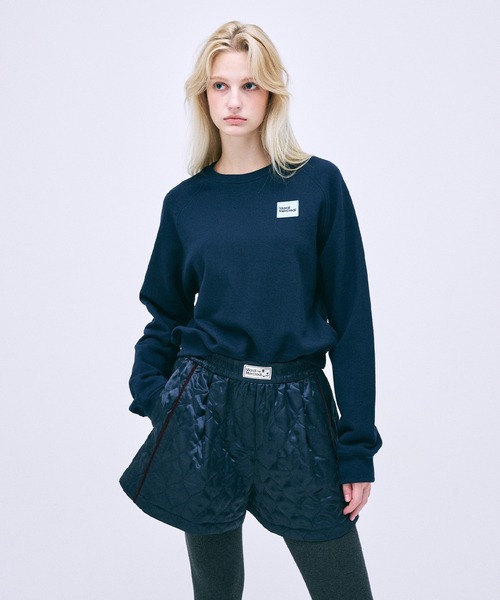 CROPPED SWEATSHIRT SQUARE LOGO（スウェット）｜Mardi Mercredi