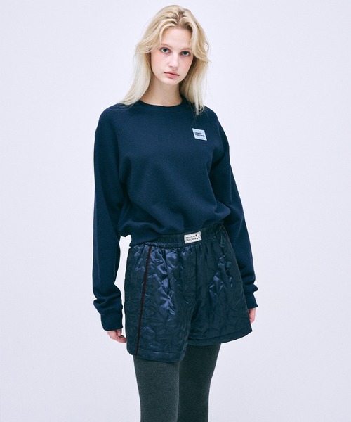 CROPPED SWEATSHIRT SQUARE LOGO（スウェット）｜Mardi Mercredi