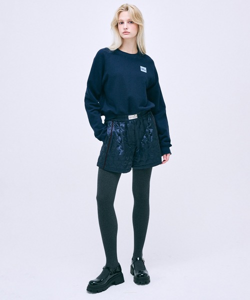 CROPPED SWEATSHIRT SQUARE LOGO（スウェット）｜Mardi Mercredi