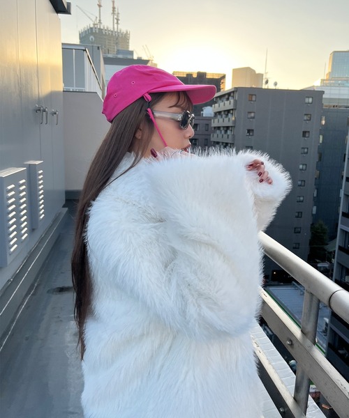 VIBGYOR（ヴィブジョー）の「OT フェイクファージャケット(se)（その他アウター・レディース・ブラック/ホワイト/ベージュ・FREE）」の22枚目の写真