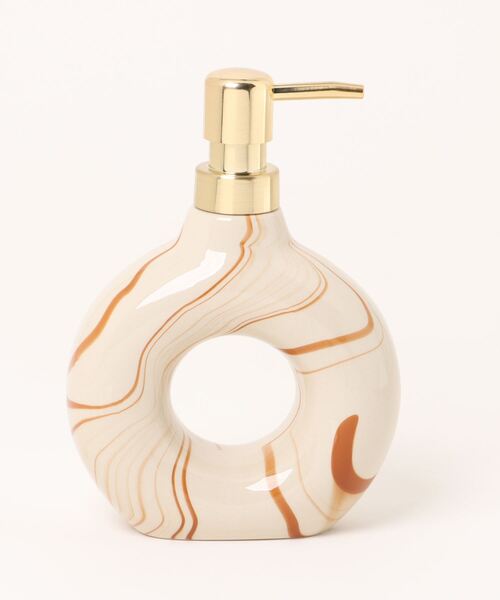 a.depeche（アデペシュ）の「【a.depeche/アデペシュ】ソープディスペンサー　eclat soap dispenser strata　おしゃれなギフトに最適！（インテリア雑貨・レディース・オレンジ・FREE）」の9枚目の写真