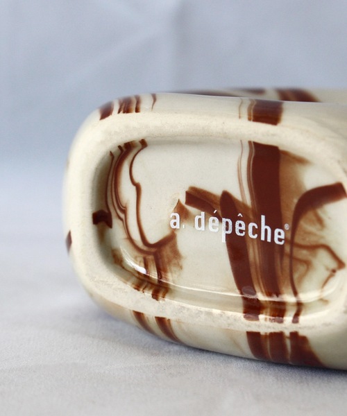 a.depeche（アデペシュ）の「【a.depeche/アデペシュ】ソープディスペンサー　eclat soap dispenser strata　おしゃれなギフトに最適！（インテリア雑貨・レディース・オレンジ・FREE）」の8枚目の写真