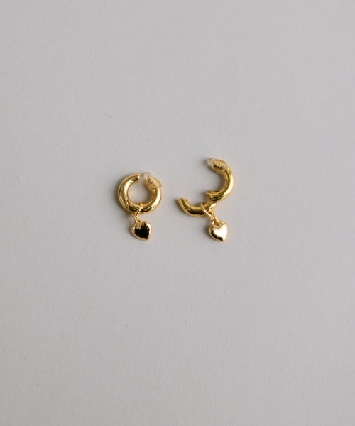 FUULLY STUDIO(フーリィーステューディオ)の「ミニハートチャーム/2個セット(チャーム・レディース・シルバー/ゴールド・FREE)」の7枚目の写真