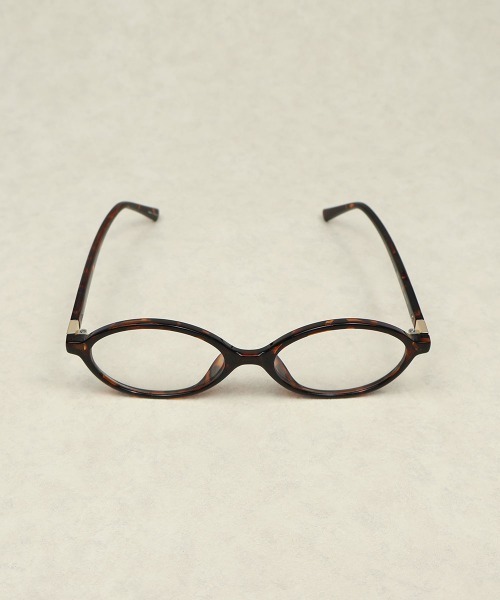 CEMONEMO（セモネモ）の「【UVカット】 オーバルフレームメガネ（メガネ・レディース・レオパード・FREE）」の3枚目の写真