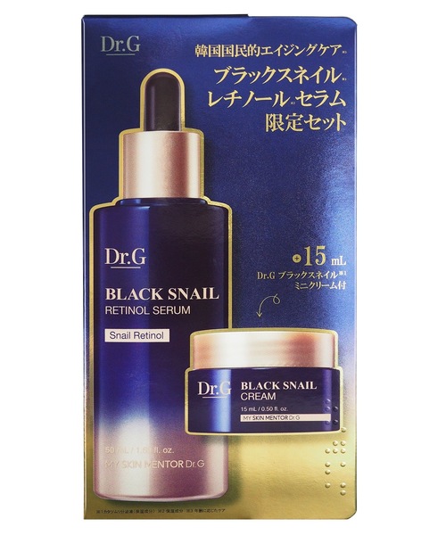 Dr. G ブラック　スネイル　クリーム〈フェイスクリーム〉 4個セット Dr. G ブラック スネイル クリーム〈フェイスクリーム〉 4個