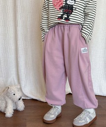 ピンク フード付きスウェットパンツ 100cm aimoha｜アイモハ（キッズ）のスウェットパンツ（ピンク/桃色系