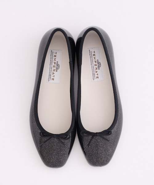 TEMPERATE(テンパレイト)の「TEMPERATE/テンパレイト/EMMA GLITTER(レインシューズ・レディース・ブラック/シルバー・40/38/36)」の4枚目の写真