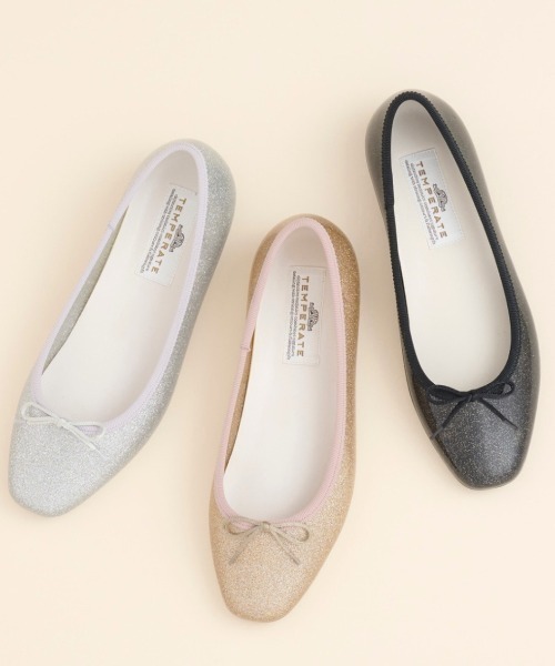 TEMPERATE(テンパレイト)の「TEMPERATE/テンパレイト/EMMA GLITTER(レインシューズ・レディース・ブラック/シルバー・40/38/36)」の3枚目の写真