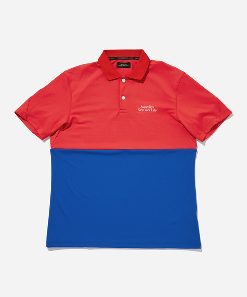 Saturdays Golf（サタデーズゴルフ）の「Basic Bicolor Poloshirt（ポロシャツ・メンズ・ブラック/ホワイト/レッド・M/S/XXL/L/XL）」の19枚目の写真