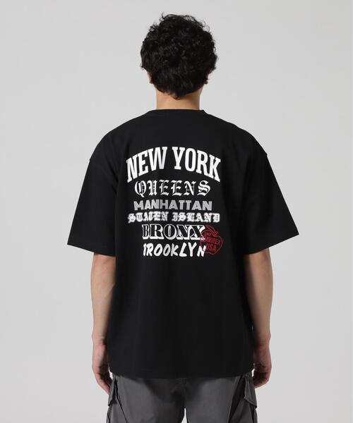 AVIREX(アヴィレックス)の「BIG APPLE T-SHIRT / ビッグアップル 半袖Tシャツ / AVIREX / アヴィレックス(Tシャツ/カットソー・メンズ・ホワイト/ブラック・MEDIUM/LARGE/X-LARGE/XX-LARGE)」の7枚目の写真