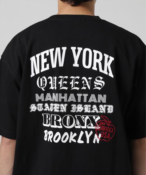 AVIREX(アヴィレックス)の「BIG APPLE T-SHIRT / ビッグアップル 半袖Tシャツ / AVIREX / アヴィレックス(Tシャツ/カットソー・メンズ・ホワイト/ブラック・MEDIUM/LARGE/X-LARGE/XX-LARGE)」の12枚目の写真