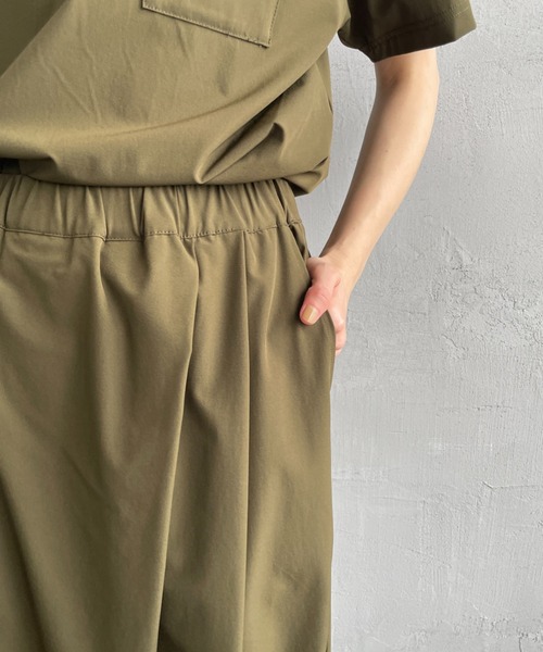 THOUSAND MILE（サウザンドマイル）の「[THOUSAND MILE/サウザンド マイル] 別注 サマーバケーション ラップパンツセットアップ（セットアップ・レディース・オリーブ/チャコールグレー/ブラック/ネイビー・F）」の18枚目の写真