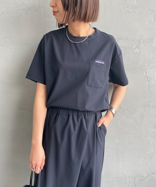 THOUSAND MILE（サウザンドマイル）の「[THOUSAND MILE/サウザンド マイル] 別注 サマーバケーション ラップパンツセットアップ（セットアップ・レディース・オリーブ/チャコールグレー/ブラック/ネイビー・F）」の21枚目の写真