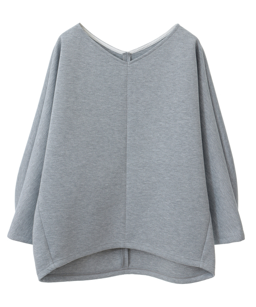 Tiara（ティアラ）の「ビッグボタンドルマンスウェット（Tシャツ/カットソー・レディース・ホワイト/ブラック/杢グレー・FREE）」の3枚目の写真